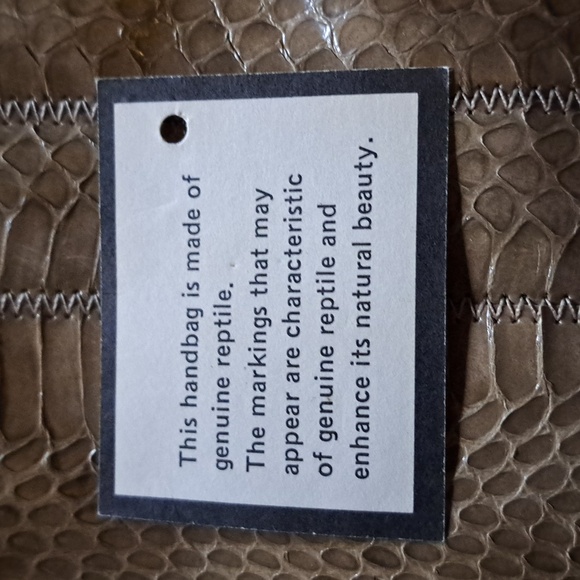 Palizzio reptile skin purse - Picture 4 of 6